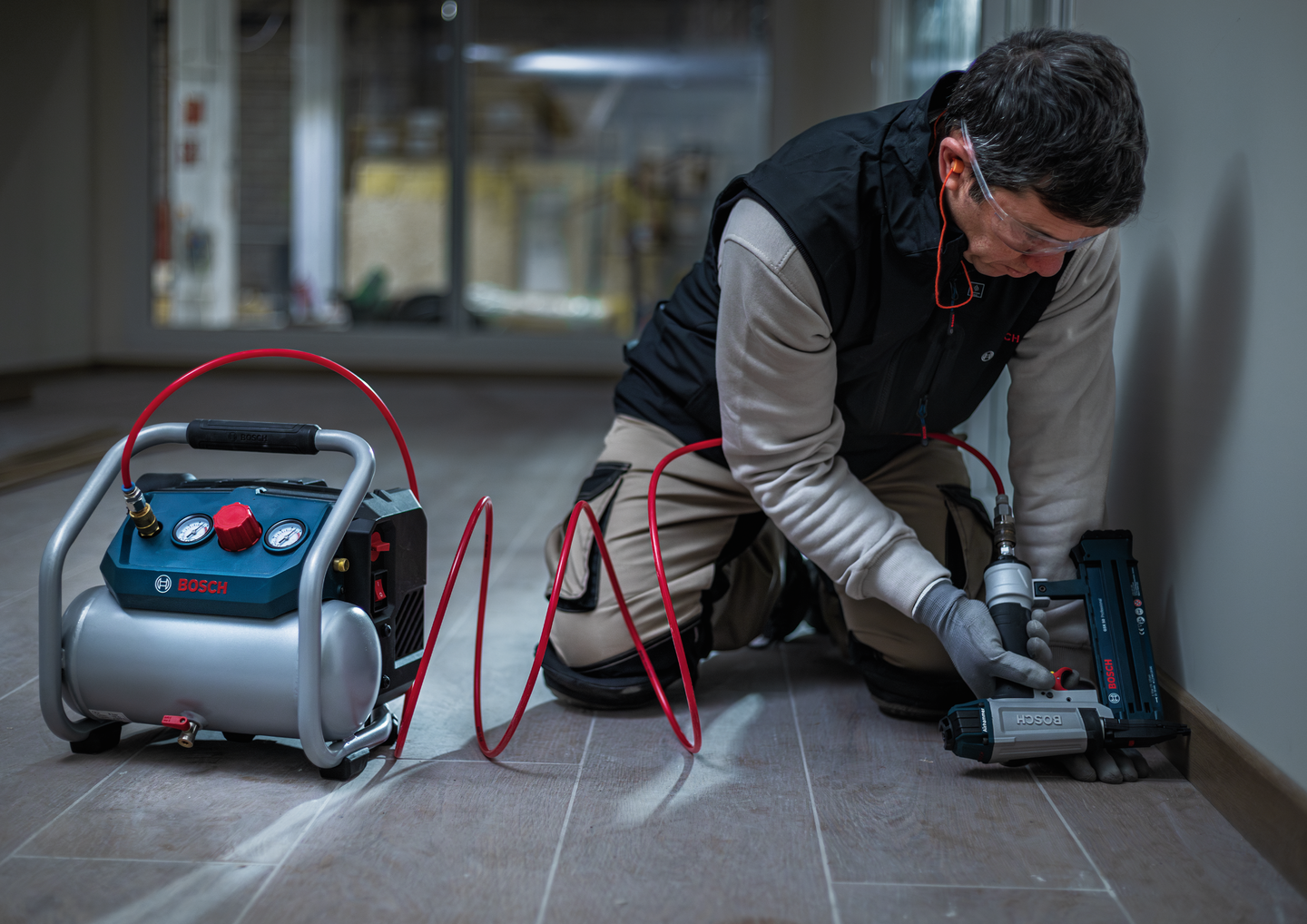 Akkuilmakompressori Bosch GKO18V-51 Solo