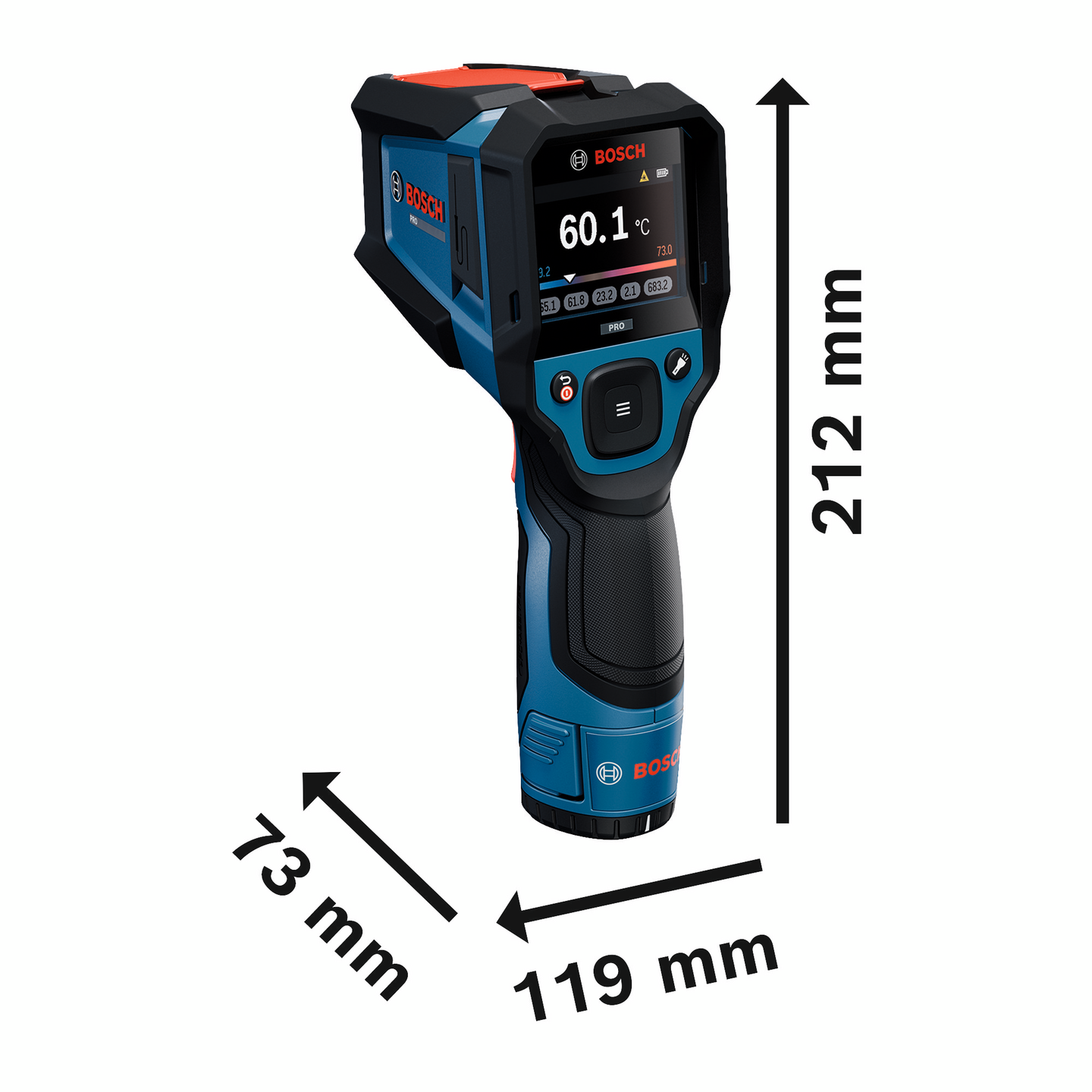 Lämpötilatunnistin Bosch PRO GIS12V-800-16
