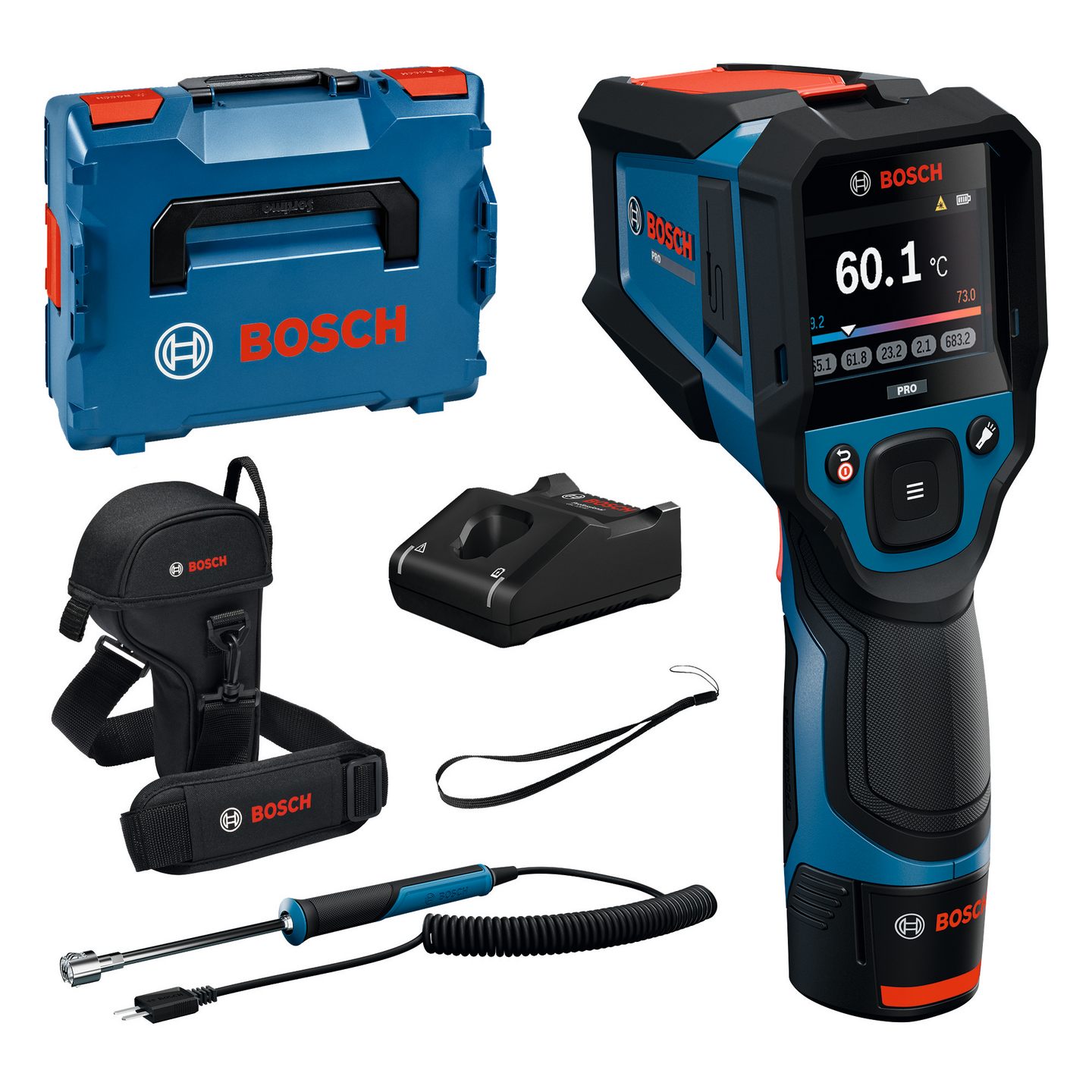 Lämpötilatunnistin Bosch PRO GIS12V-800-16 2,0Ah L-Boxx