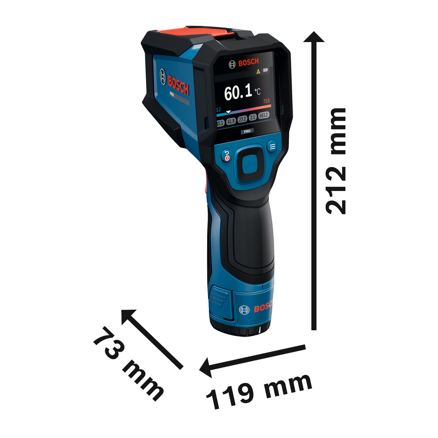 Lämpötilatunnistin Bosch PRO GIS12V-700-14