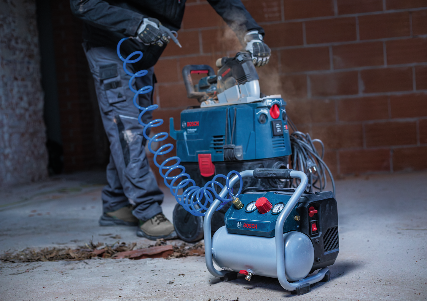 Akkuilmakompressori Bosch GKO18V-51 Solo