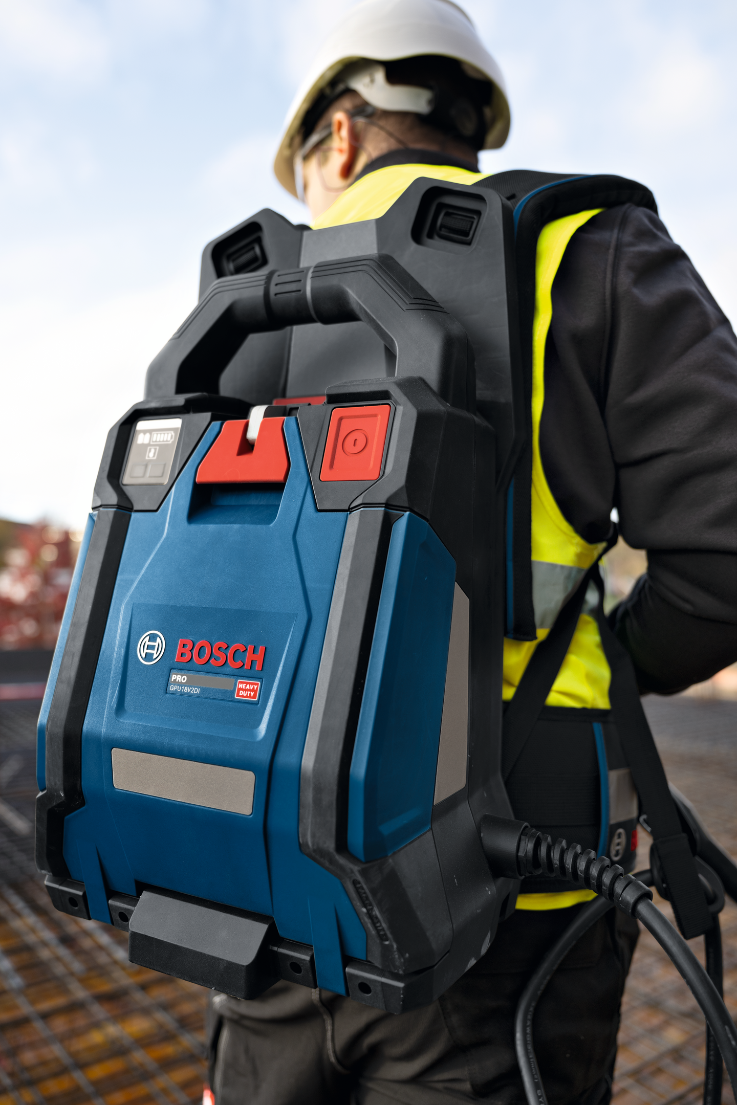 Betonitärytinjärjestelmän akkuyksikkö Bosch PRO GPU 18V2DI