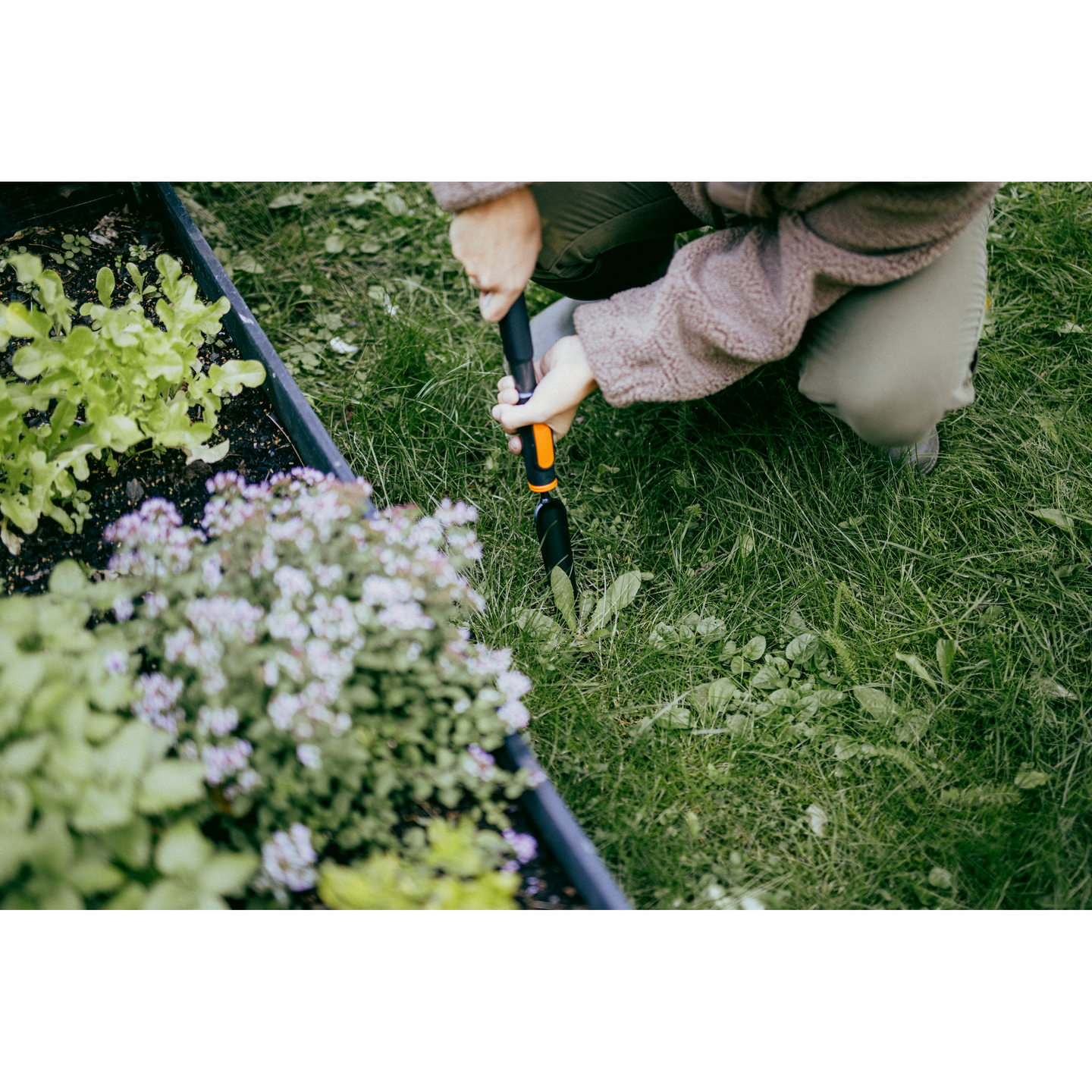 Rikkaruohorauta Fiskars OneClick