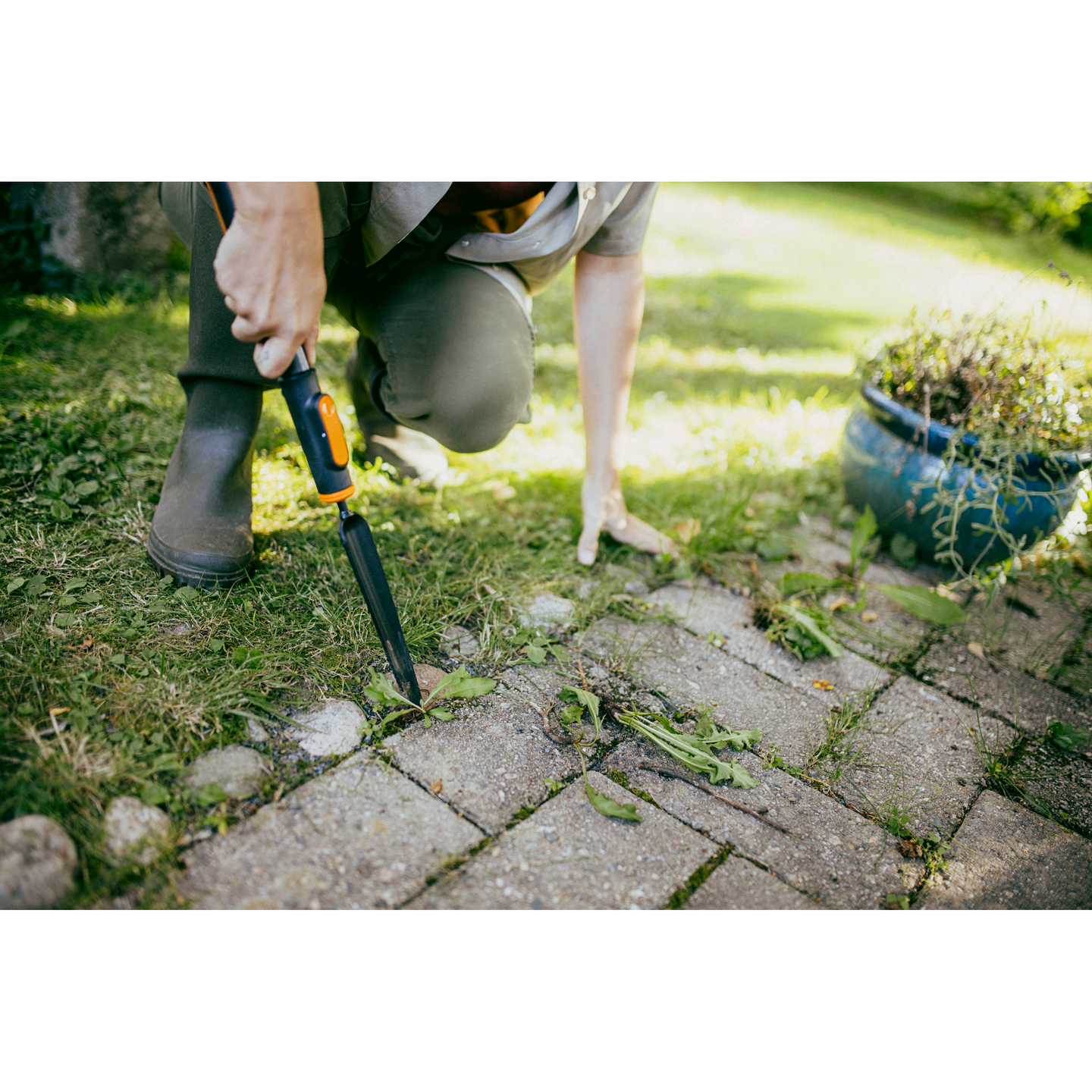 Rikkaruohorauta Fiskars OneClick