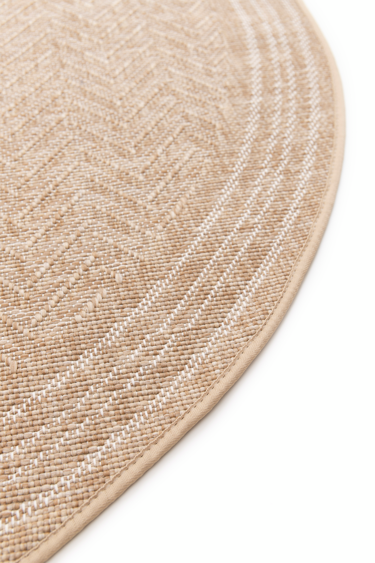 Sisä/ulko matto CELLO Marna 120cm pyöreä beige