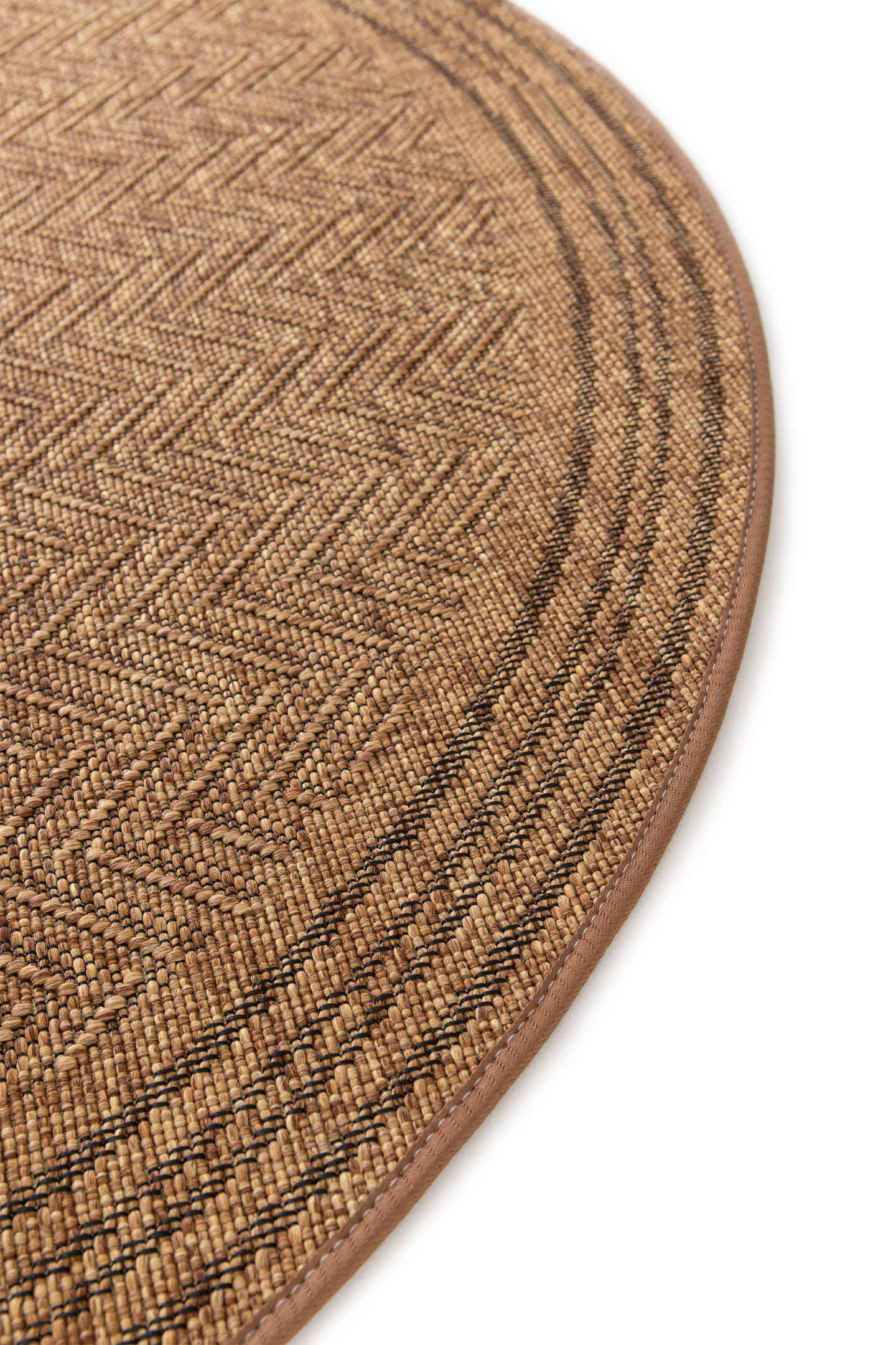 Sisä/ulko matto CELLO Marna 120cm pyöreä ruskea