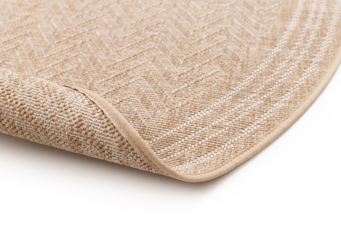Sisä/ulko matto CELLO Marna 120cm pyöreä beige