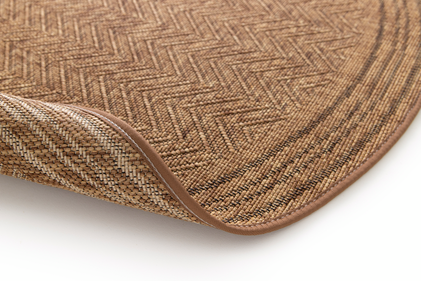 Sisä/ulko matto CELLO Marna 120cm pyöreä ruskea