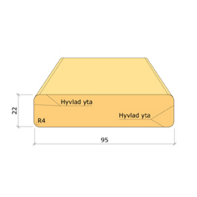 TRALL G4-2 IMPREGNERAD NTR AB 22X95