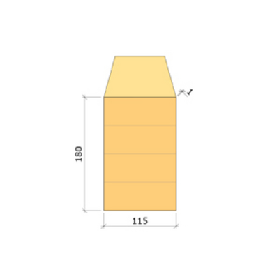 LIMTRÄBALK 115X180MM GRAN GL30C