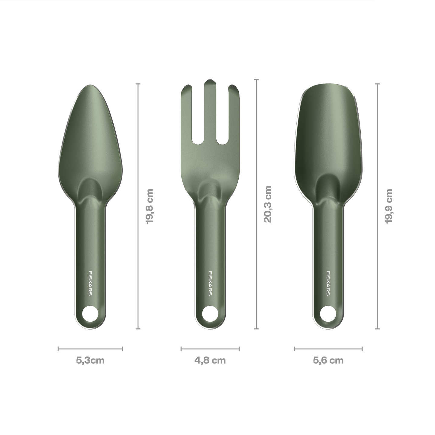 Istutustyökalusetti Fiskars 3-osainen