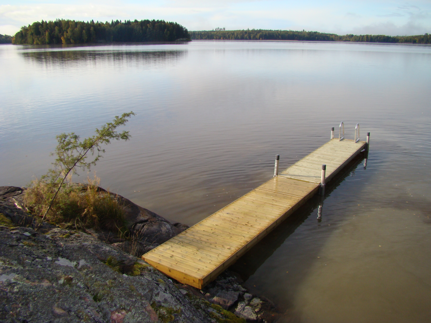 Laituri Savorak Suorapääty 9,6 m, 1,12 x 8,36 m, Tee se itse -paketti