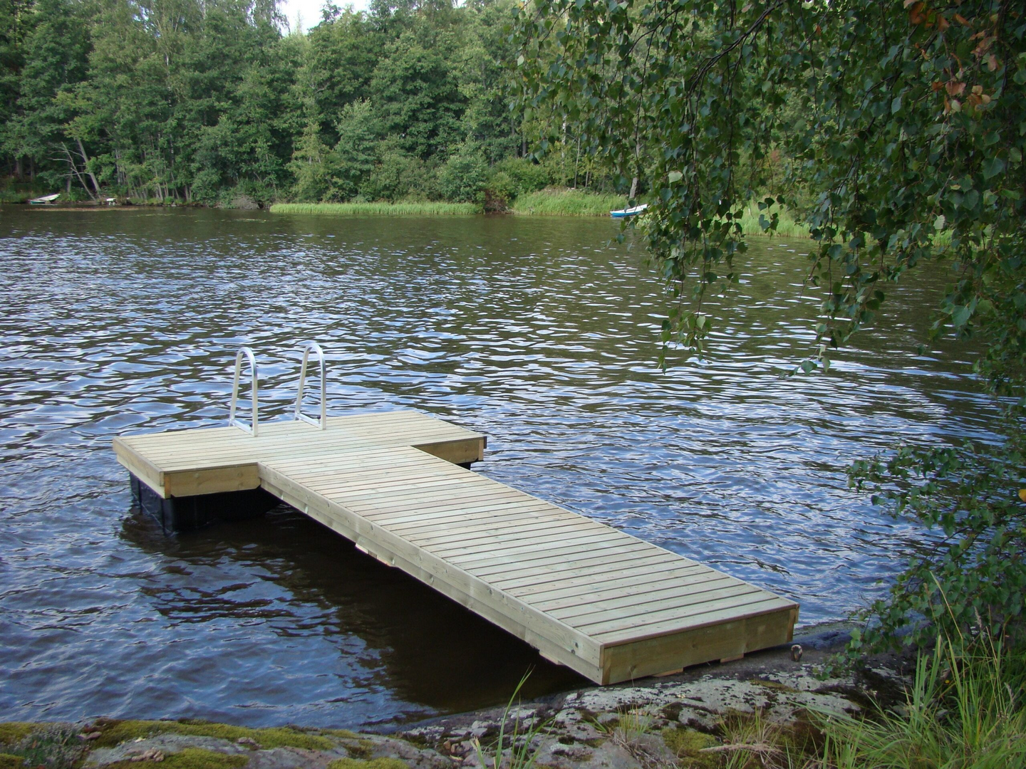 Laituri Savorak Sauna 1: 4,8 m, 2,4 x 1,1 m + 1,12 x 3,6 m, Tee se itse -paketti