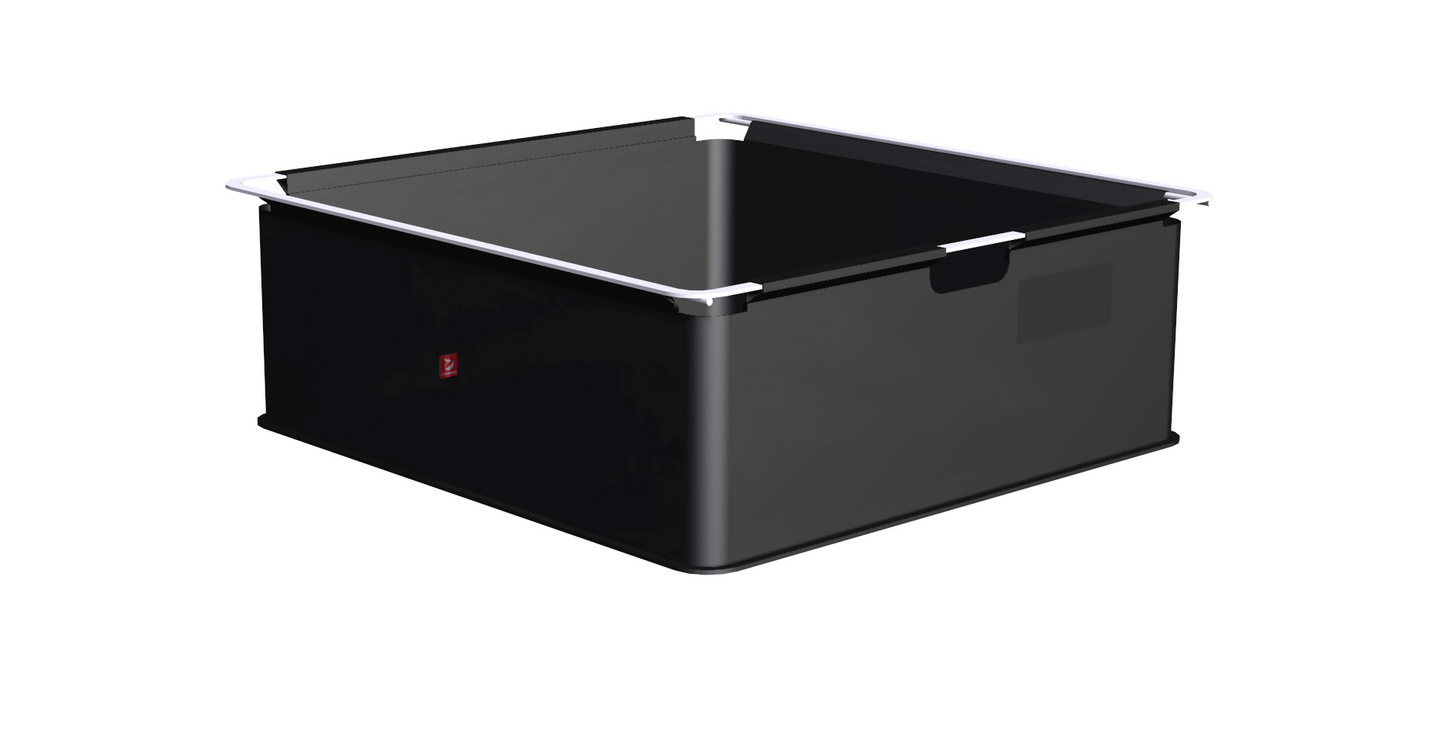 TYGBACK LUNDBERGS SVART 527X527X185