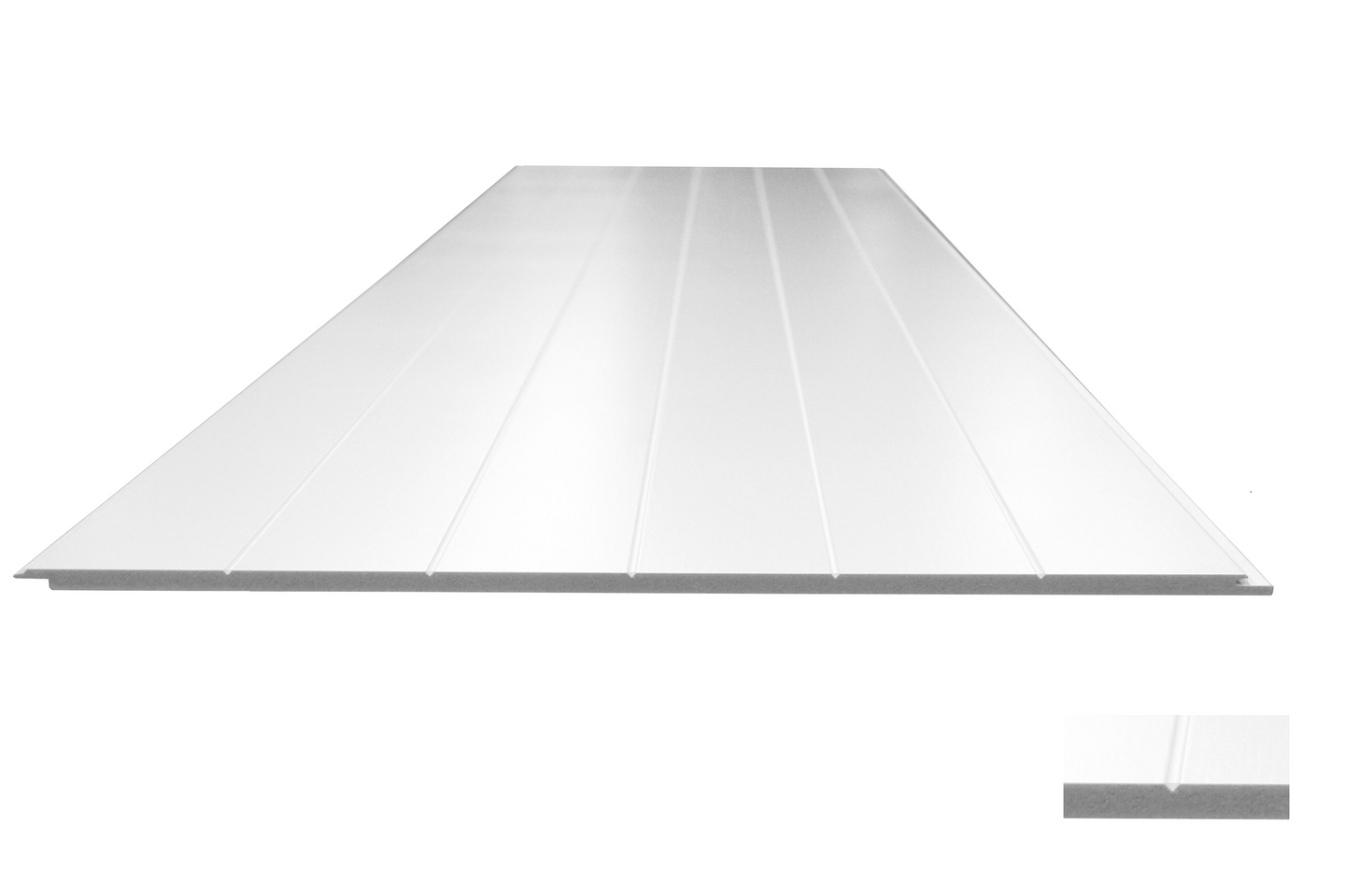 MDF-PANEL V-SPONT 6X620X2390NY VITM, 2,96M²/FRP 2ST/FRP ALMA