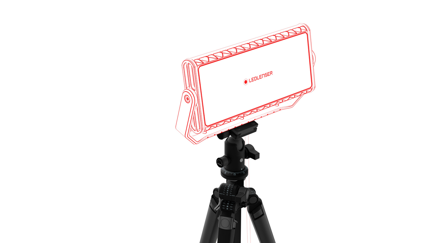 Työvalo Ledlenser AF12C Work musta 8000lm sähköverkkokäyttöinen