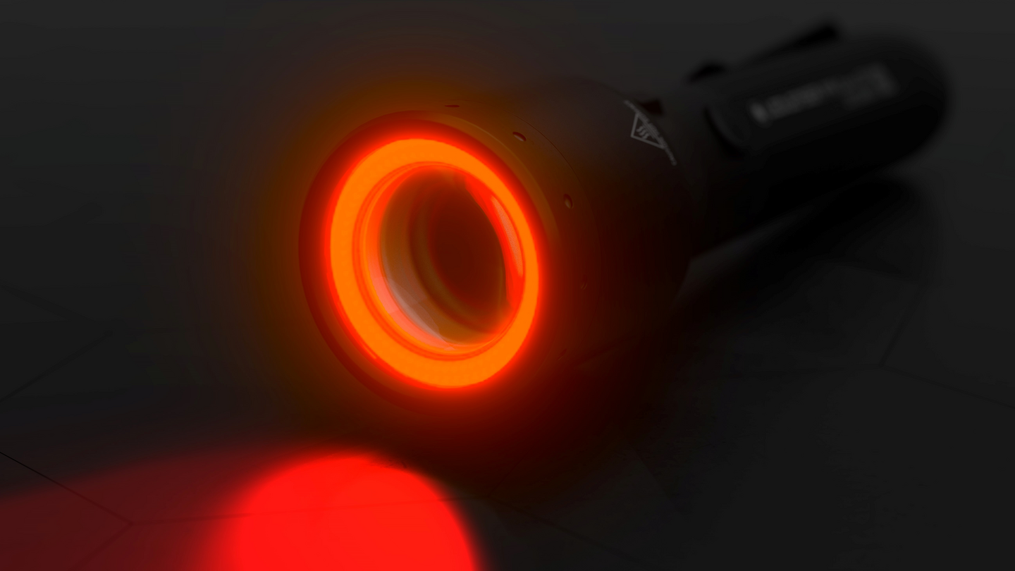 Taskulamppu Ledlenser P9R Core LEP musta 400lm ladattava