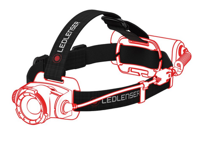 Pää- ja yläpanta Ledlenser Core