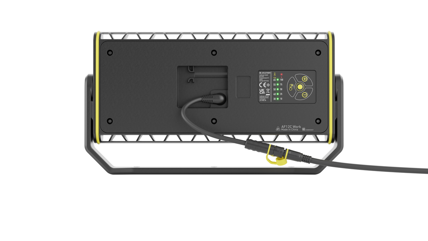 Työvalo Ledlenser AF12C Work musta 8000lm sähköverkkokäyttöinen