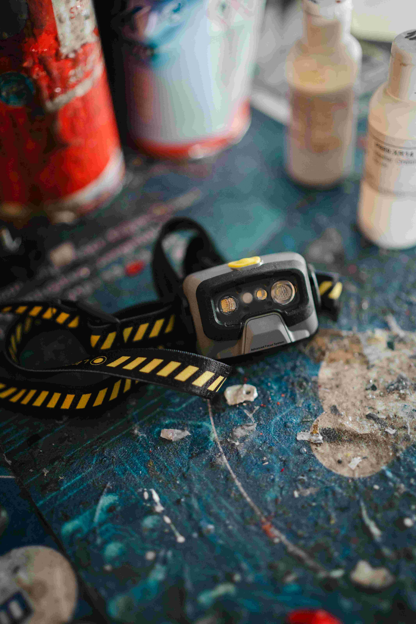 Otsalamppu Ledlenser HF6R Work keltainen 800lm ladattava