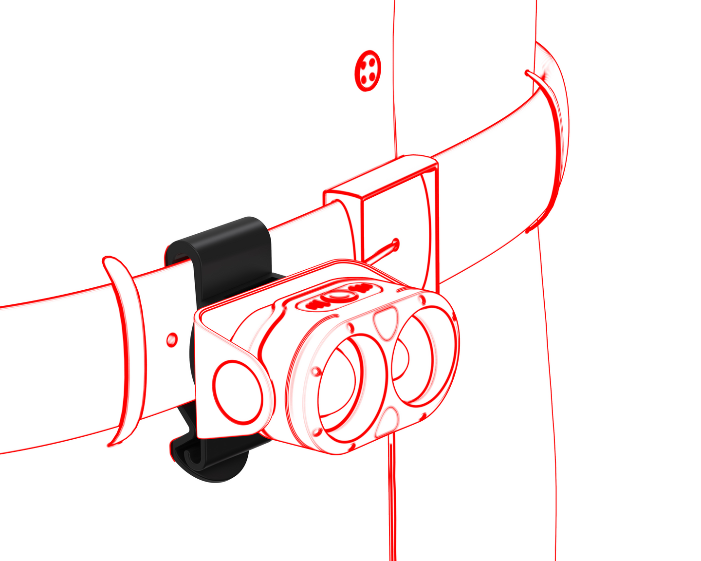 Vyöklipsi Ledlenser tyyppi A