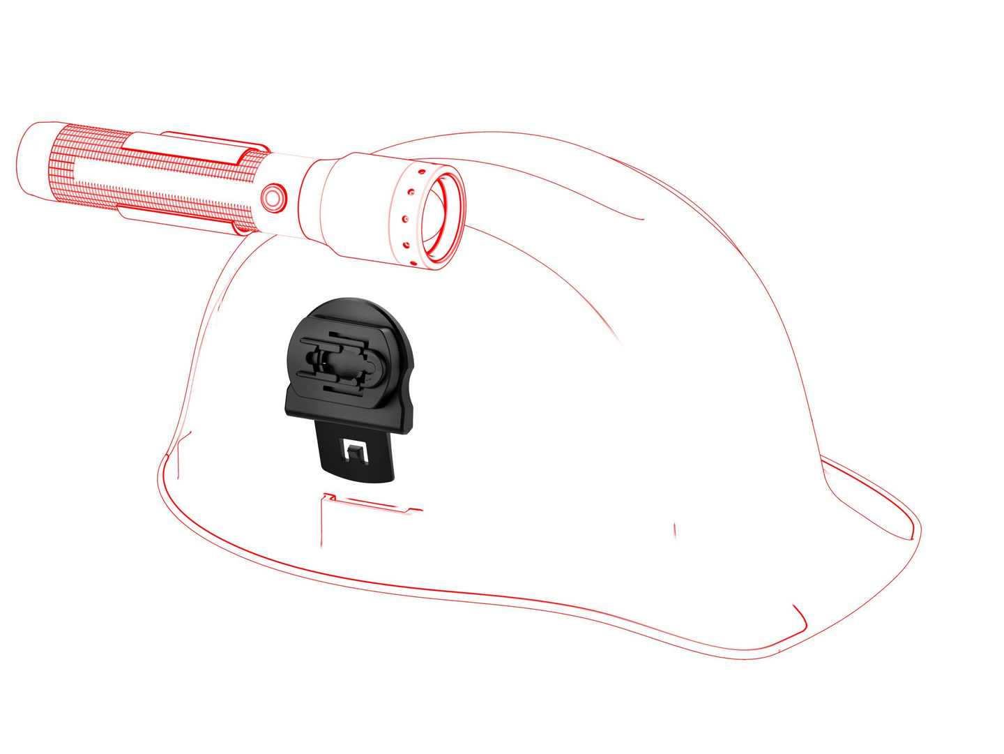 Kypäräkiinnike Ledlenser Euroslot tyyppi A