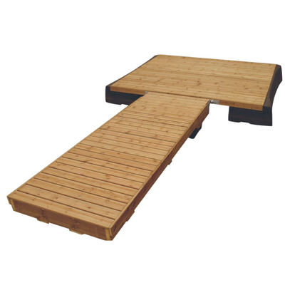 Laituri Savorak Sauna Moduli: 6,1 m, 2,75 x 2,2 m + kävelysilta 1,12 x 4 m