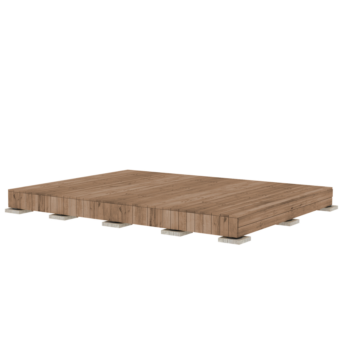 Valmisterassi PatioNord Aava 3x4 kestopuu