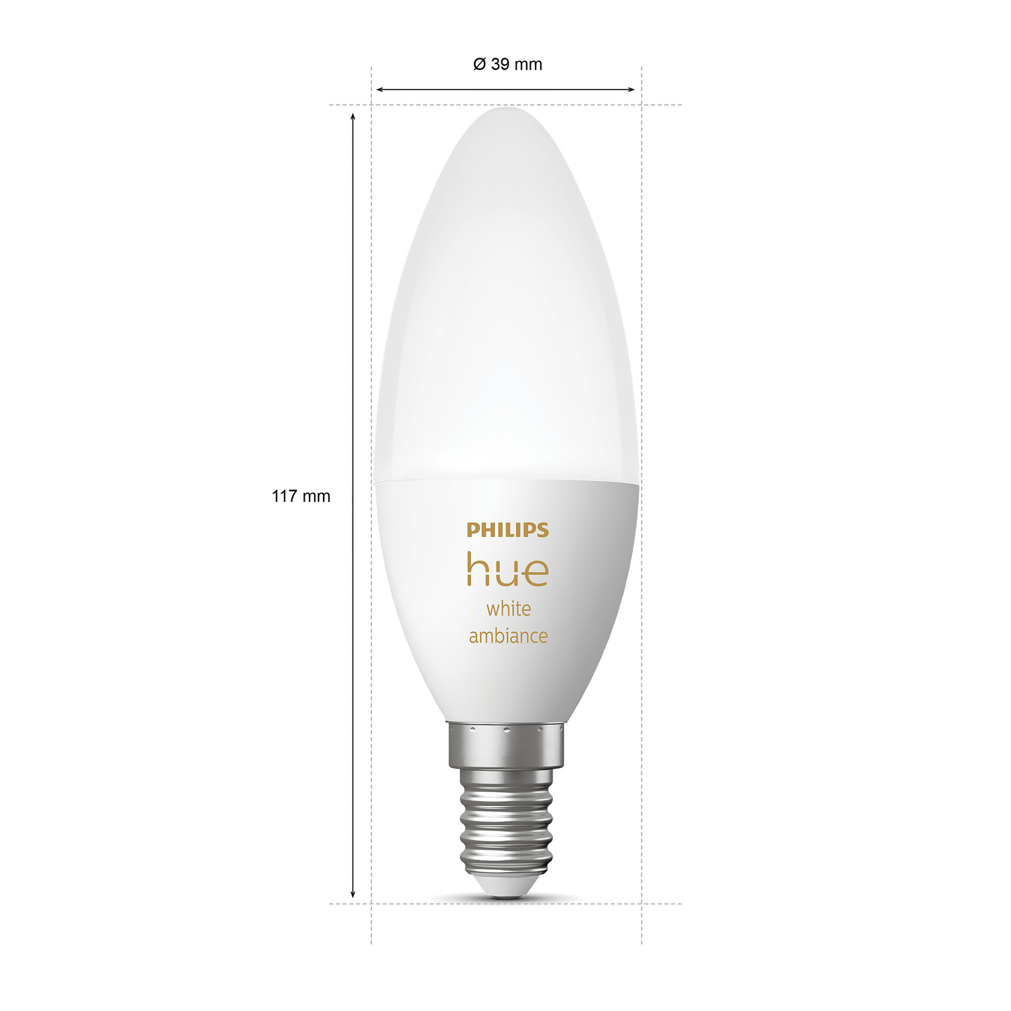 Led-lamppu Philips Hue WA 4W E14 B39 2kpl
