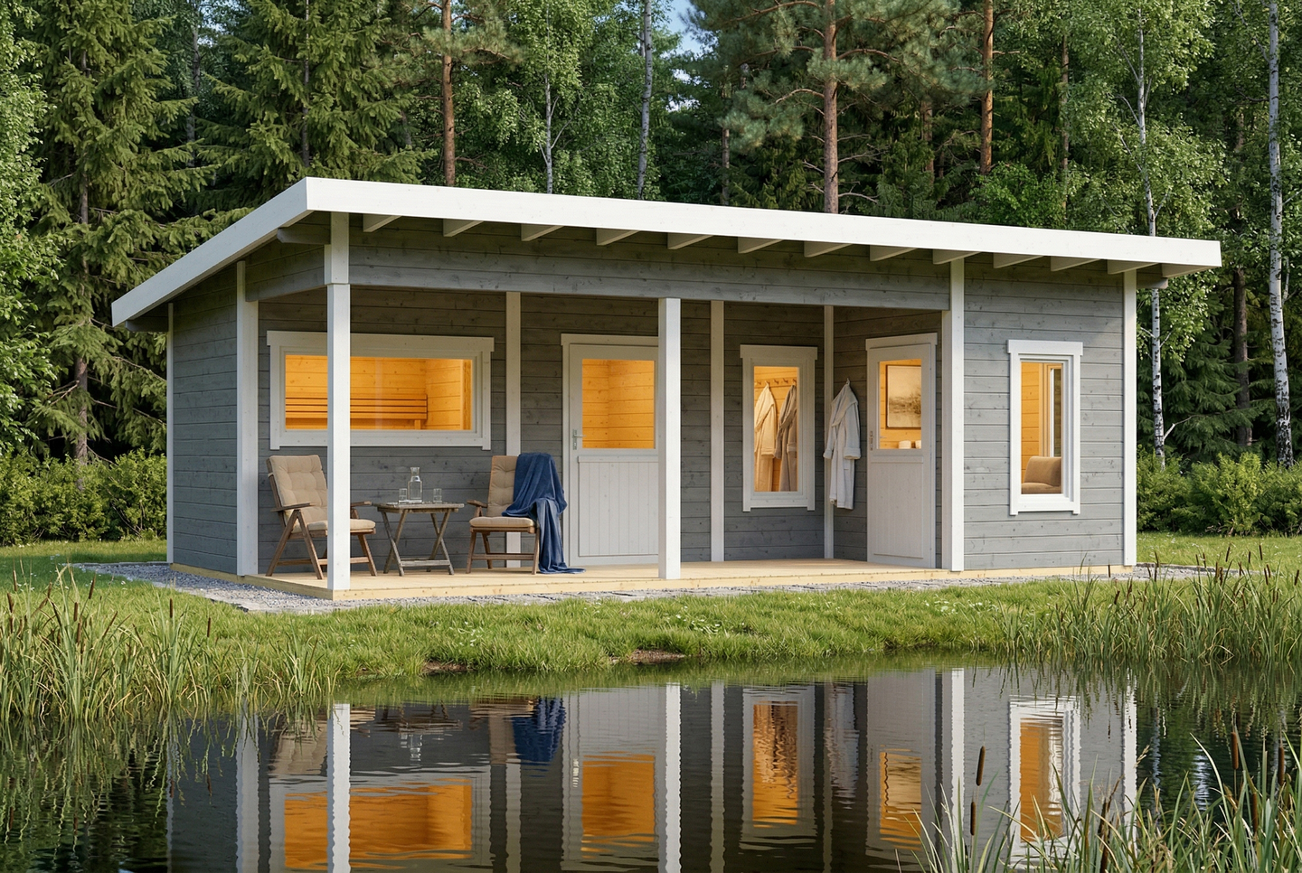 Saunamökki Solsidan 29,9m²