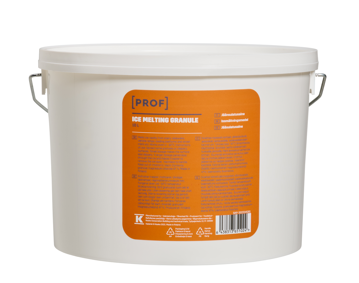 Jäänsulatusaine PROF 10l