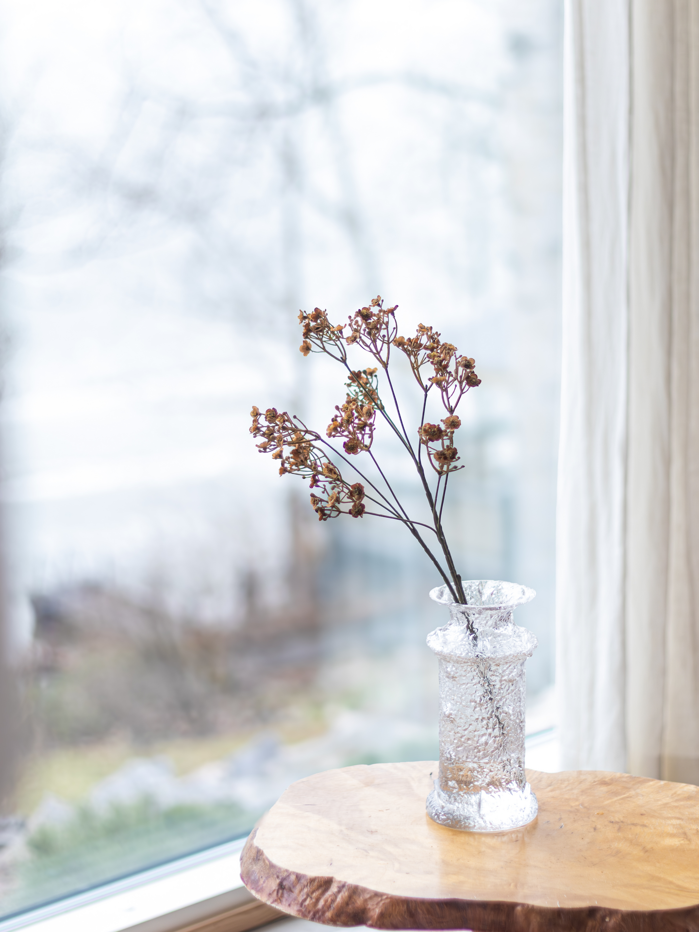 Harsokukka Bloom Deco burgundi/ruskea 