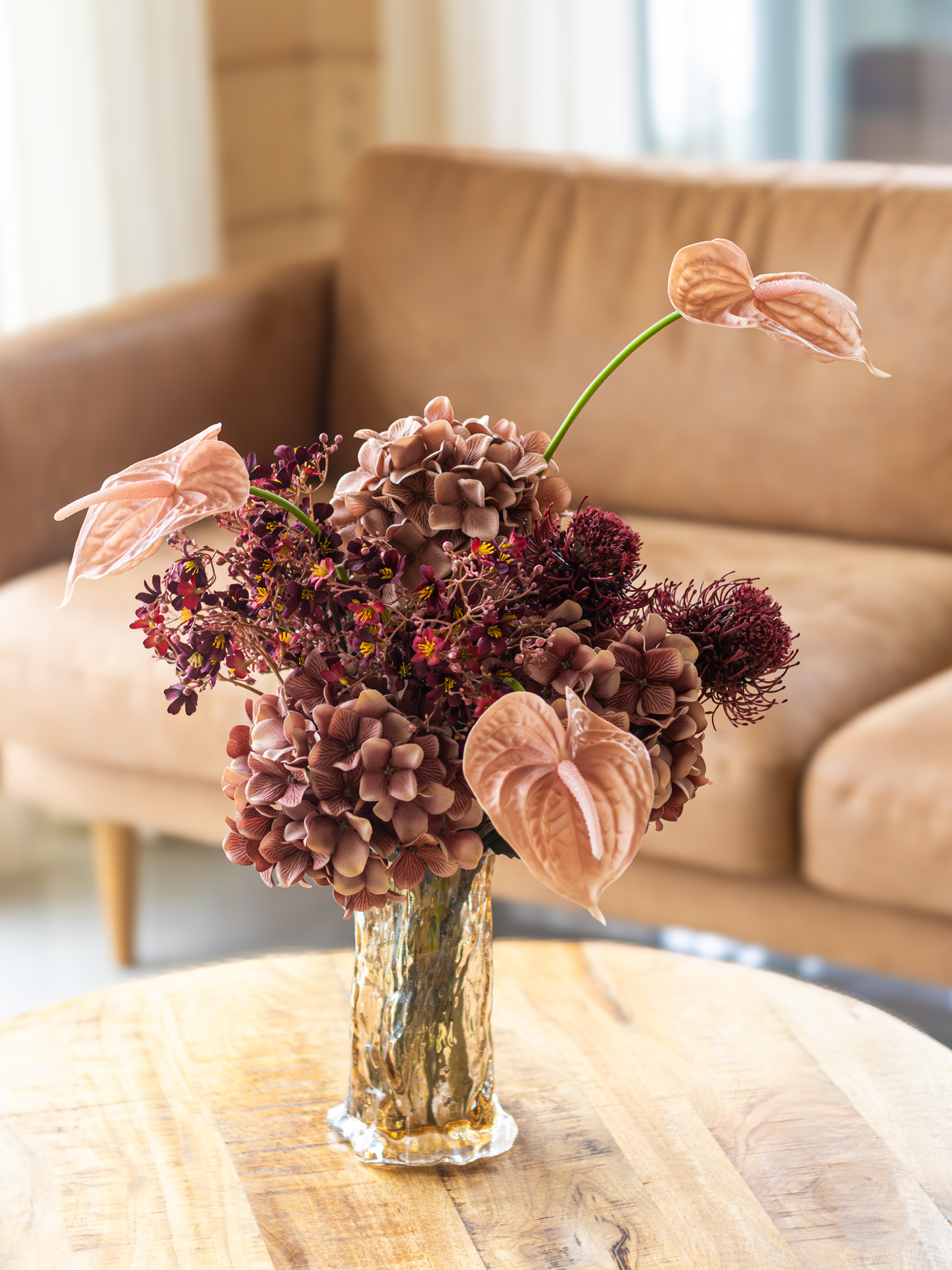 Hortensia Bloom Deco oksa burgundi 