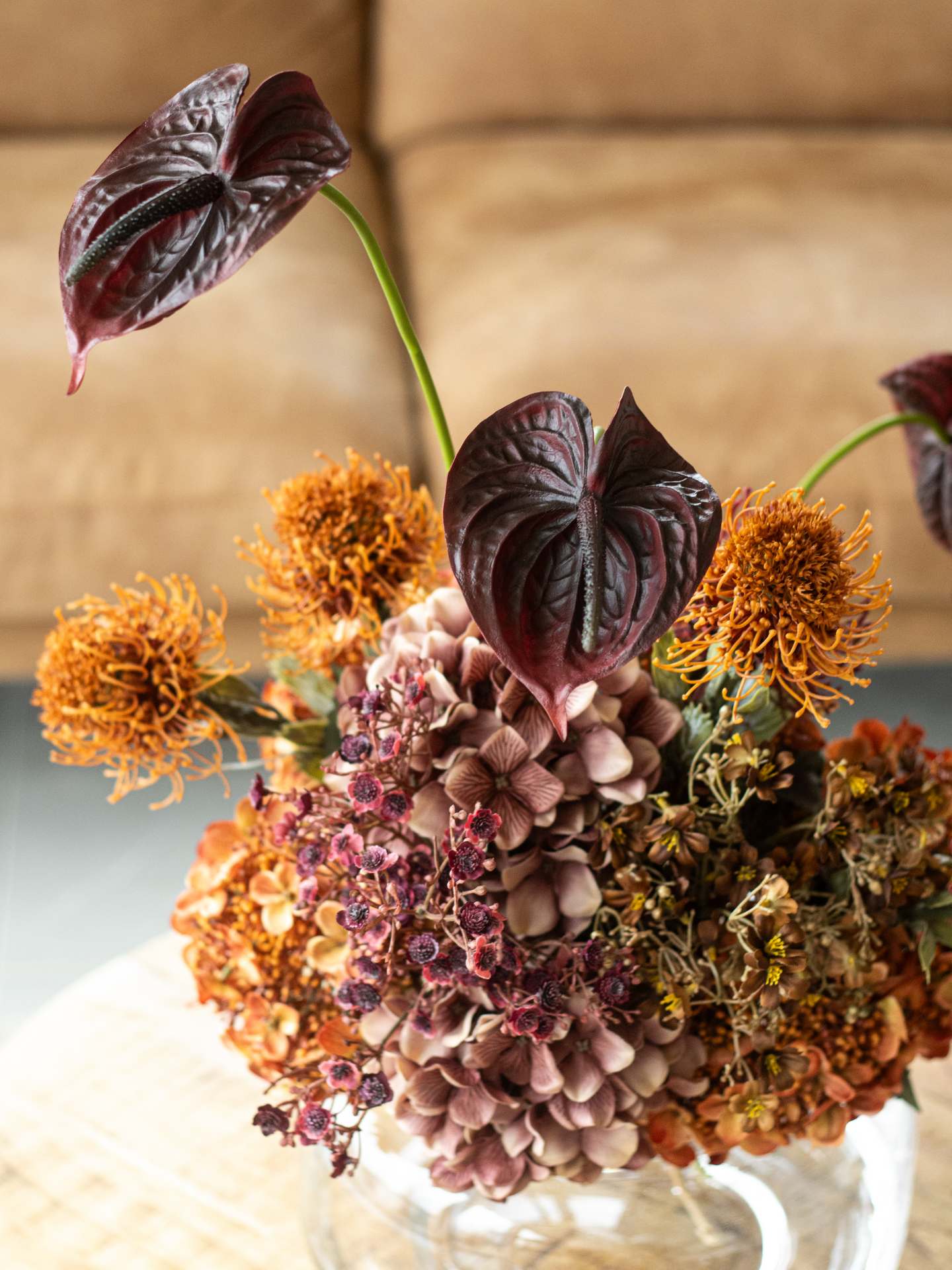 Flamingonkukka Bloom Deco burgundi 