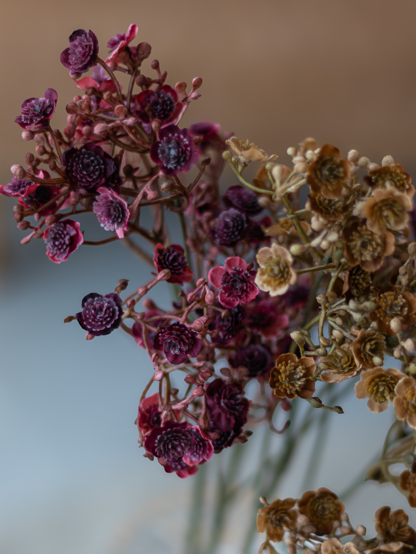 Harsokukka Bloom Deco burgundi/ruskea 