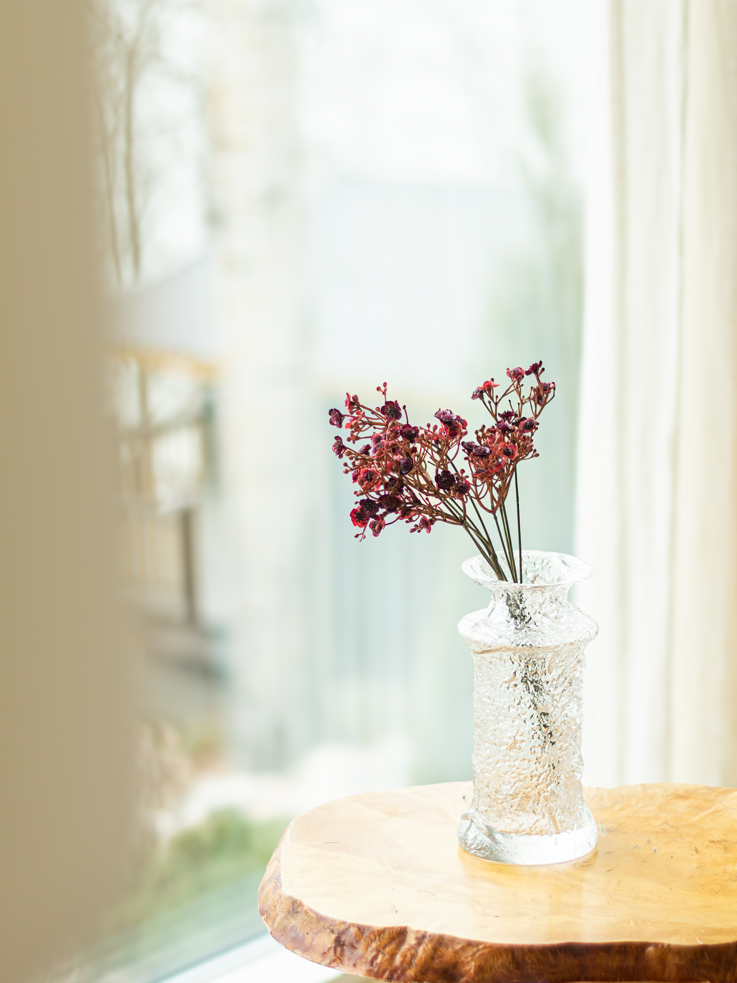 Harsokukka Bloom Deco burgundi/ruskea 