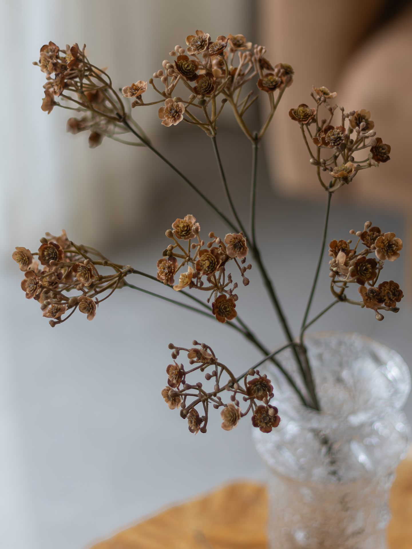 Harsokukka Bloom Deco burgundi/ruskea 