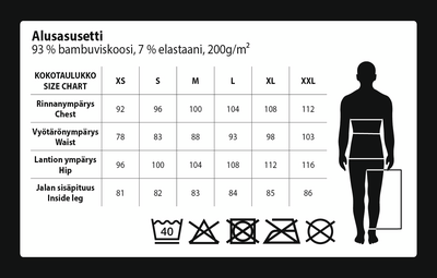 Alusasu Retki bambu musta