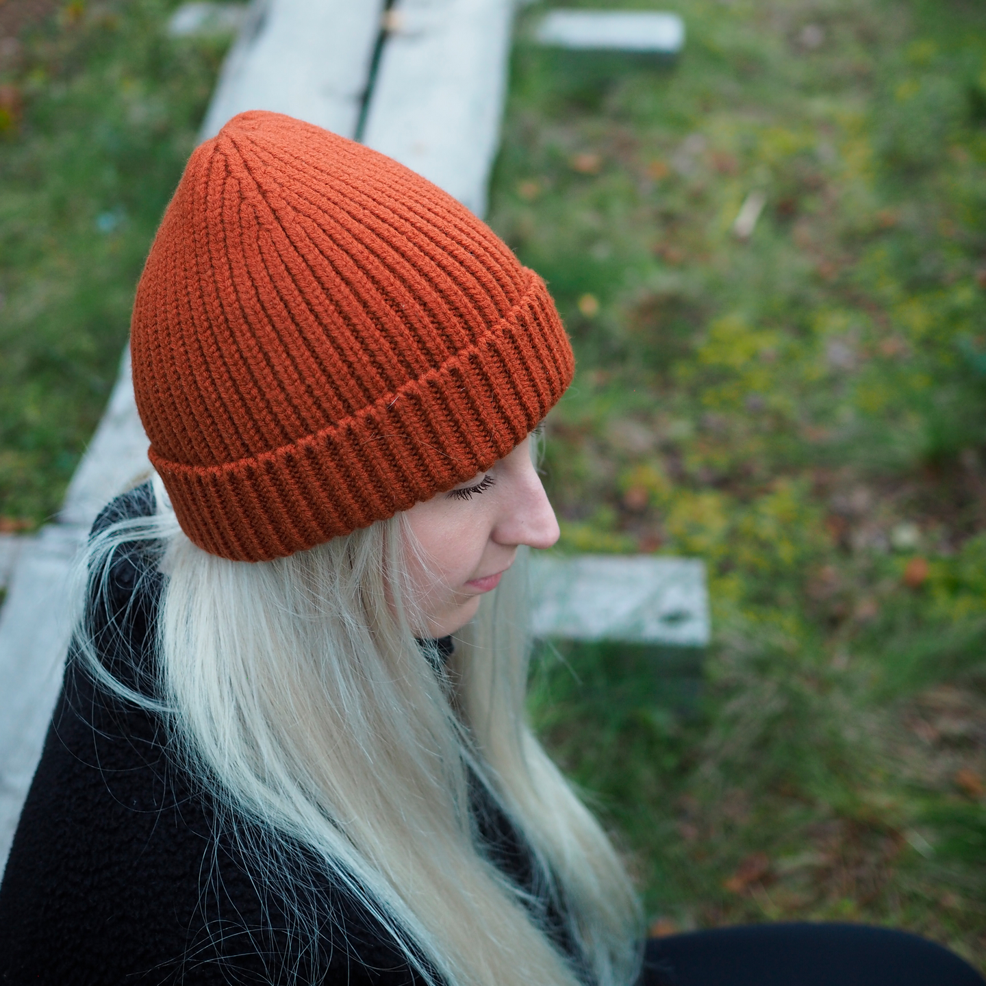 Pipo Retki 100% merino chunky oranssi one size