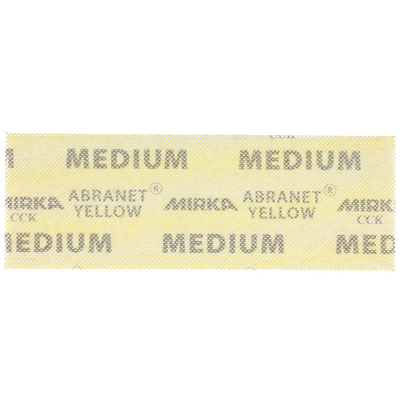 Hiomaverkko Mirka Abranet Yellow 80x230mm keskikarkea 6kpl