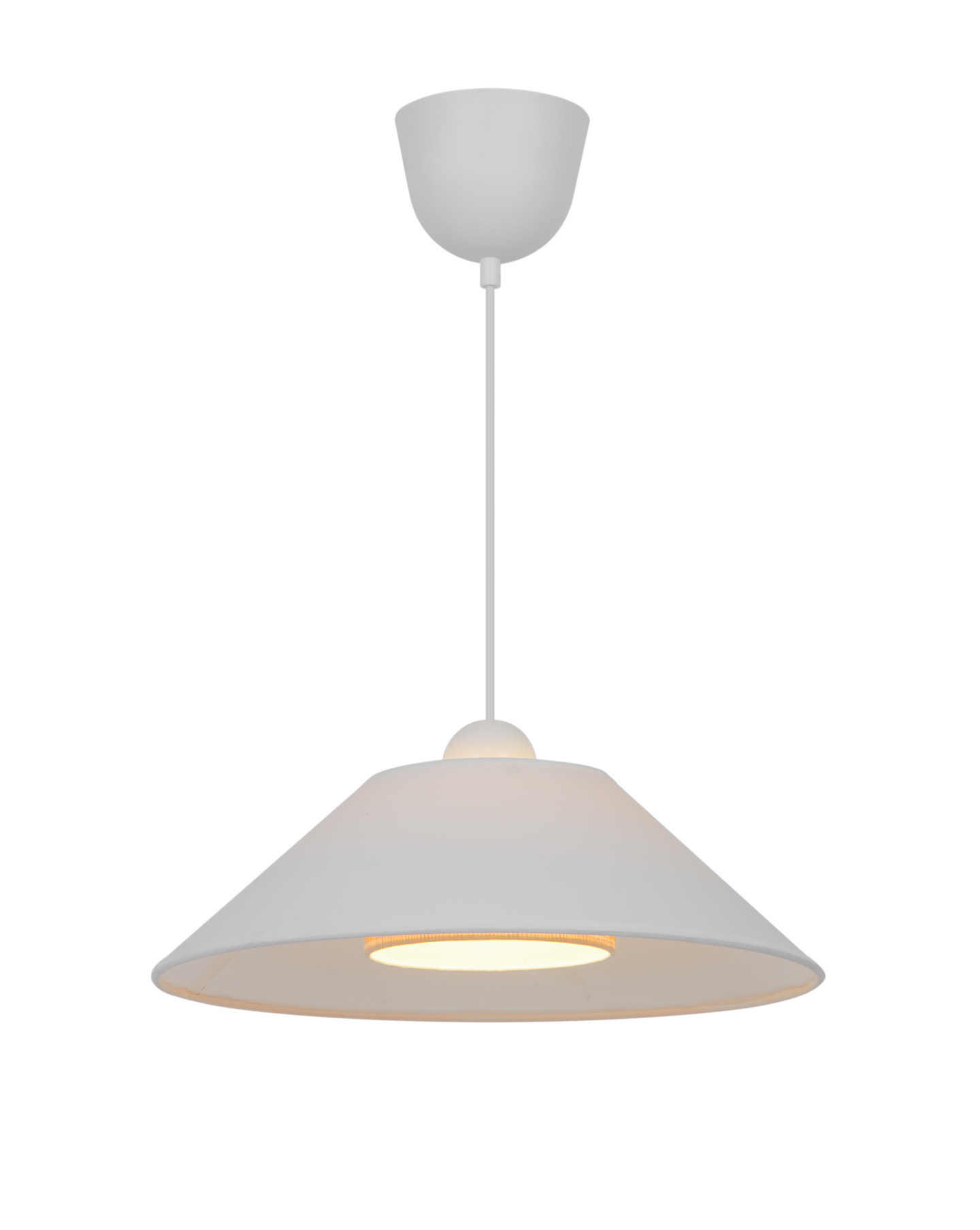 Riippuvalaisin Heat Raffia 40cm olki/kangasvarjostin E27