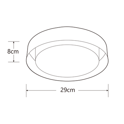 Plafondi Heat Frame 29cm E27
