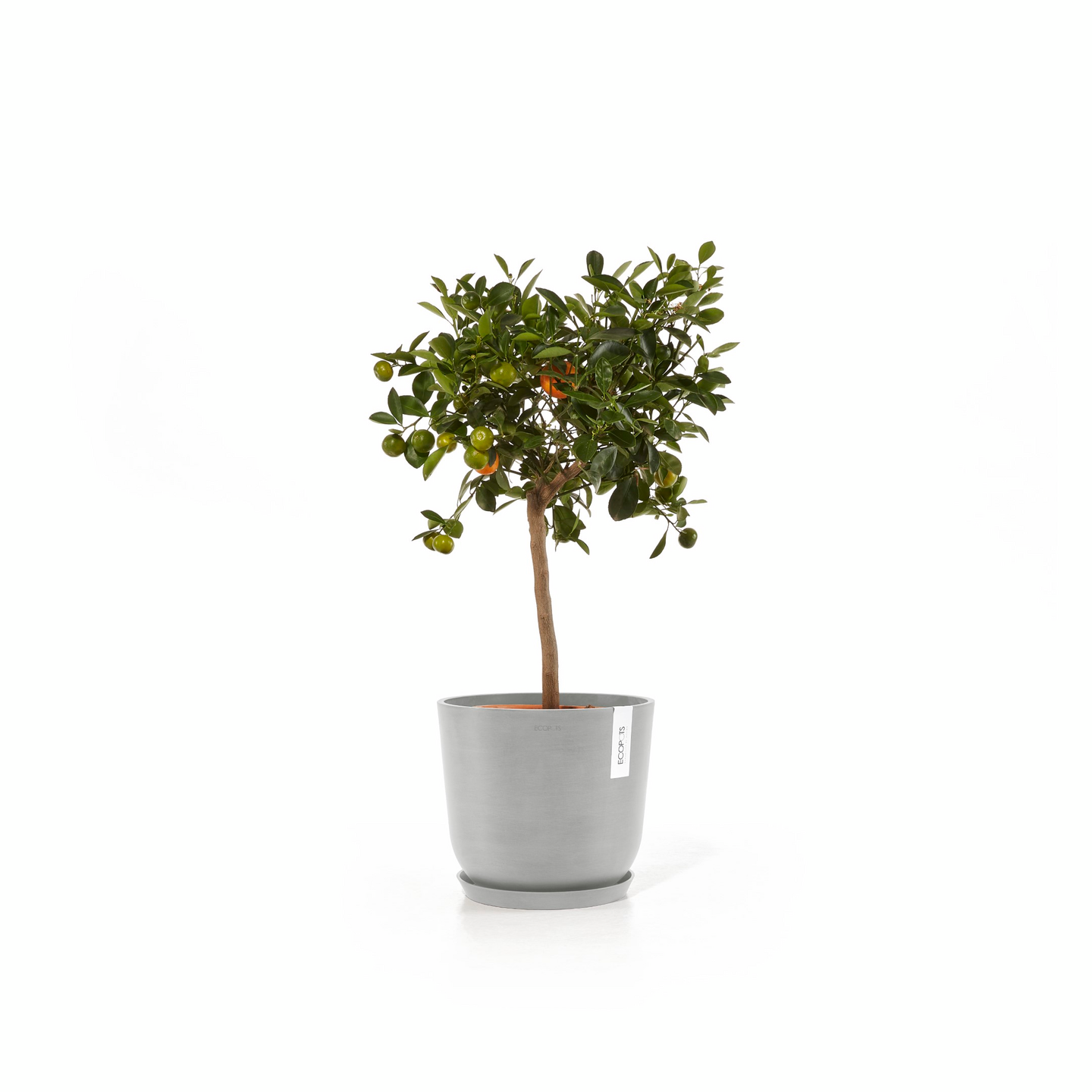 Ruukku Ecopots Oslo 25cm valkoharmaa