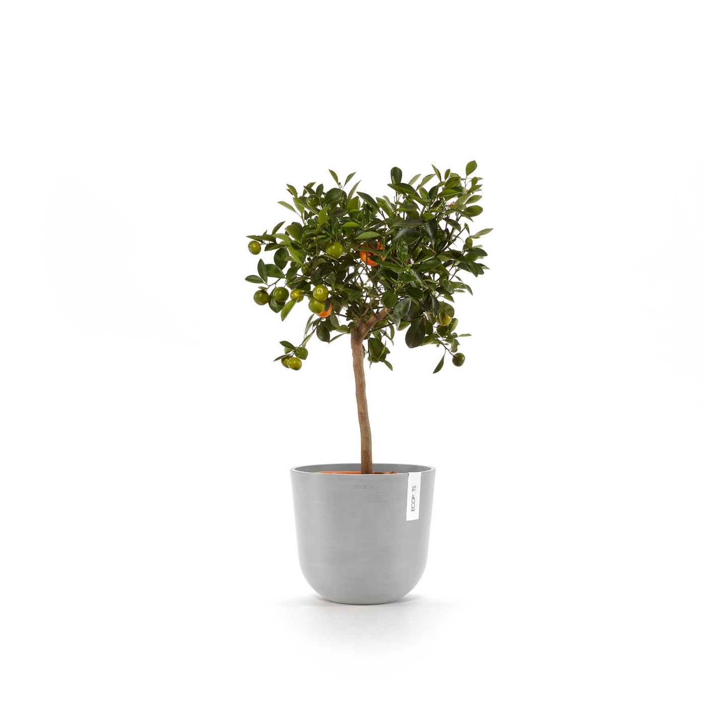 Ruukku Ecopots Oslo 25cm valkoharmaa