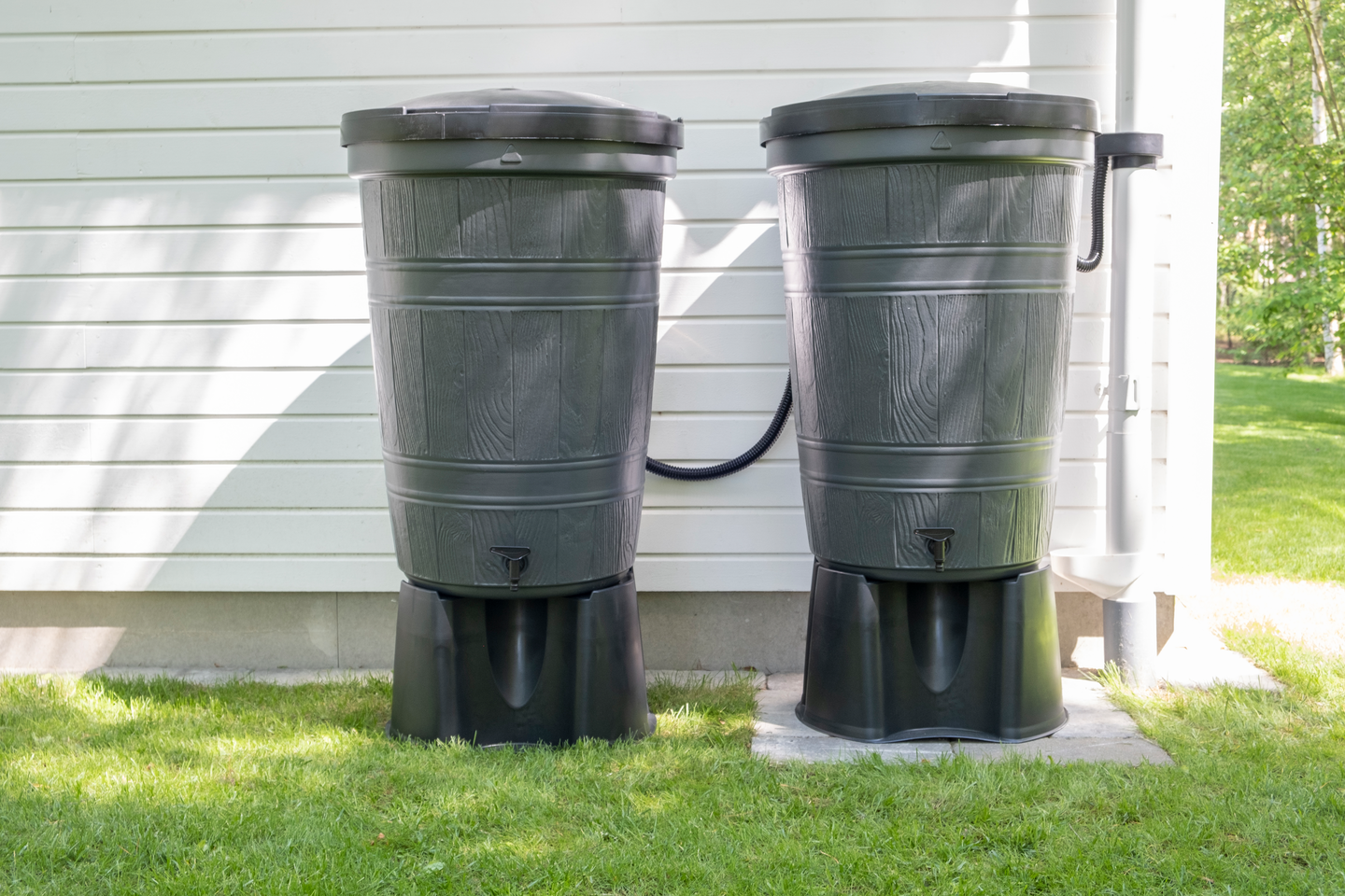 Vesitynnyri 200l Greenline harmaa hanalla ja kannella