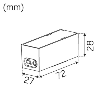 Sähköinen lisätarvike Hide-a-Lite Flexline Liitäntä Ei Kytkintä Uros Bl