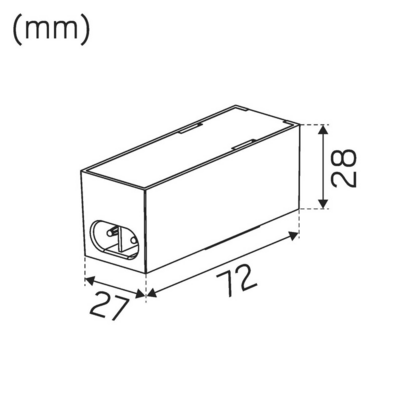 Sähköinen lisätarvike Hide-a-Lite Flexline Liitäntä Ei Kytkintä Naaras Wh