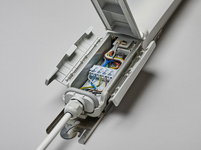 Teollisuusvalaiaisn Hide-a-Lite Liteline Ip66 8550lm 55W 3/4K Gr