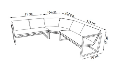 Kulmasohva Cello Soft