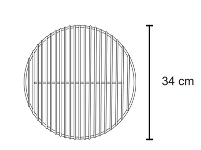 Grillausritilä Cello Kamado 15